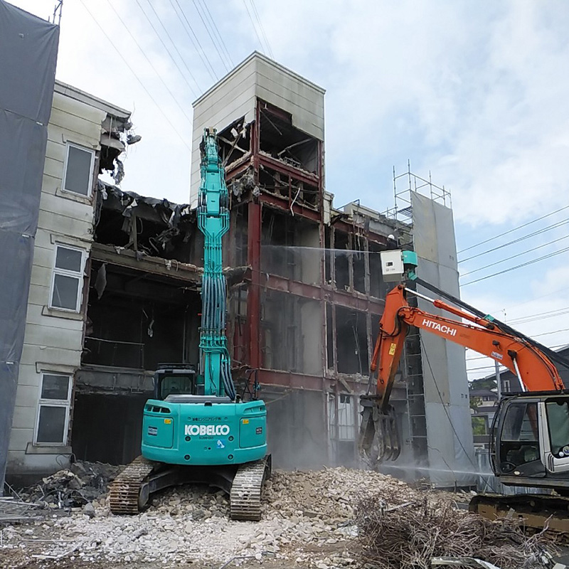 解体工事写真